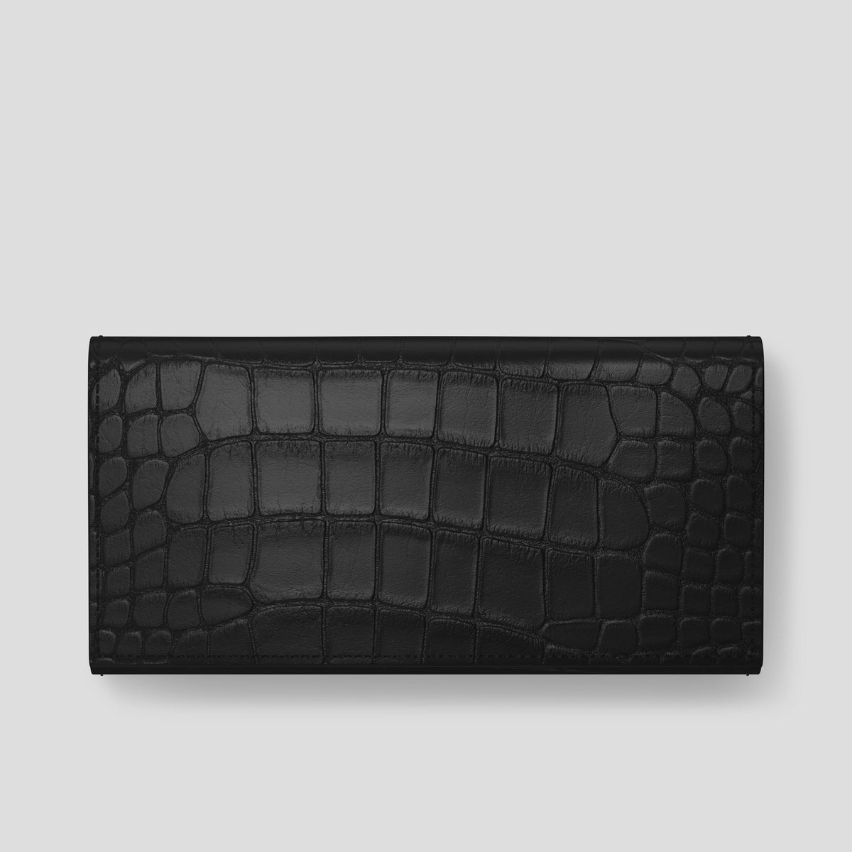 Black iPhone 15 Pro Max Wallet Alligator -3 | Black
