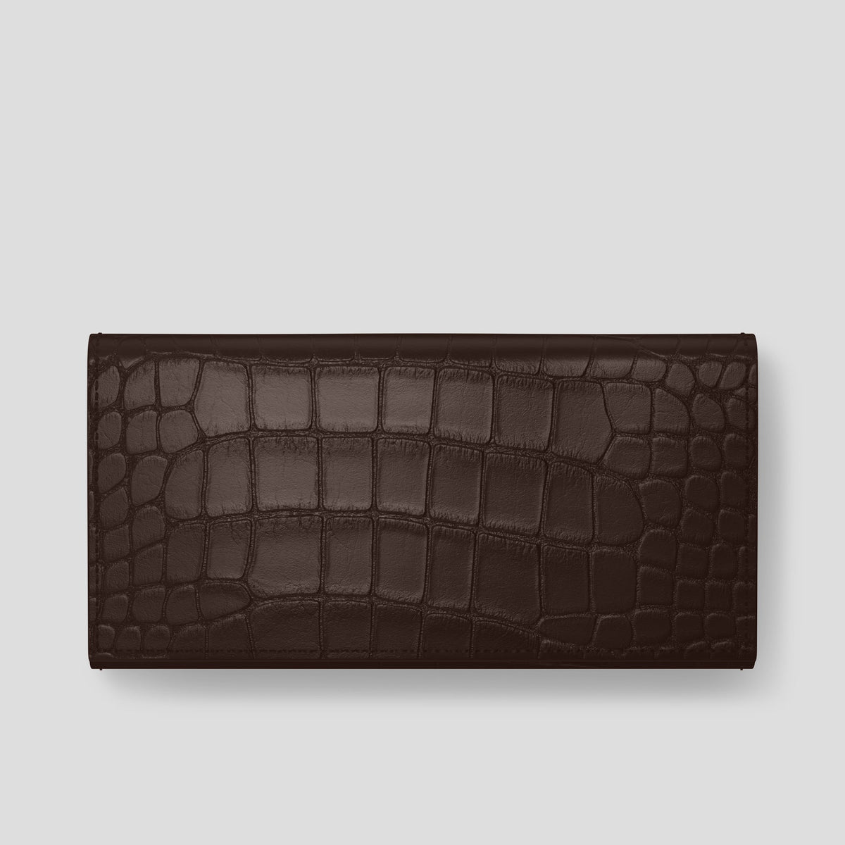 Dark Brown iPhone 15 Pro Max Wallet Alligator -3 | Dark-Brown