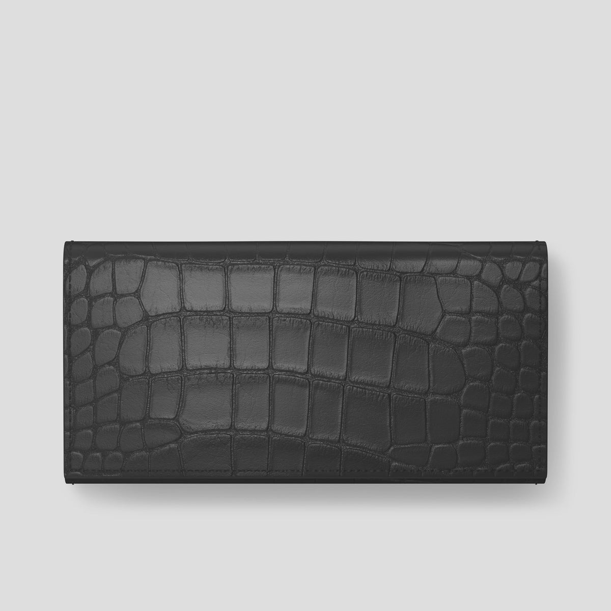 Grey iPhone 15 Pro Max Wallet Alligator -3 | Grey