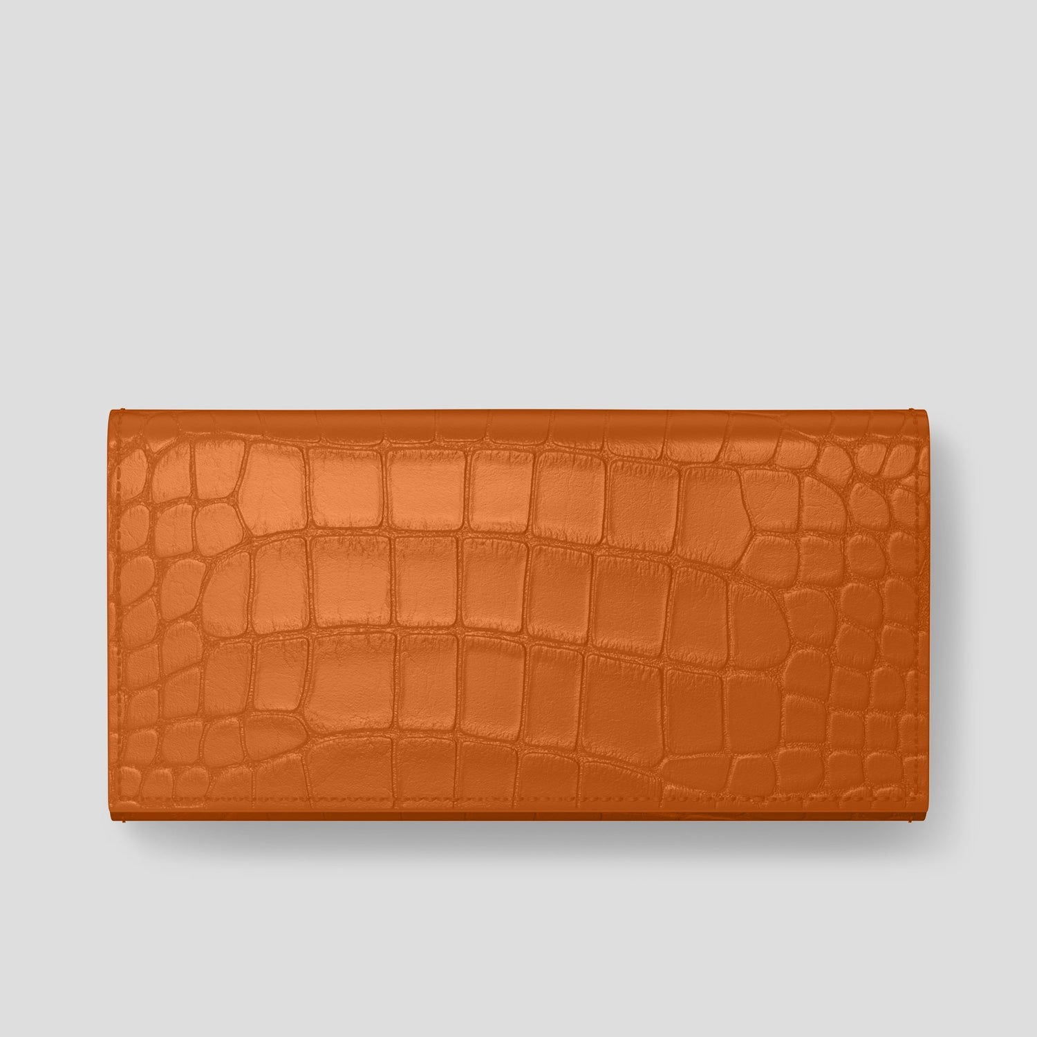 Orange iPhone 15 Pro Max Wallet Alligator -3 | Orange
