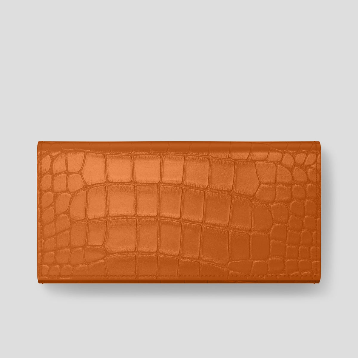 Orange iPhone 15 Pro Max Wallet Alligator -3 | Orange