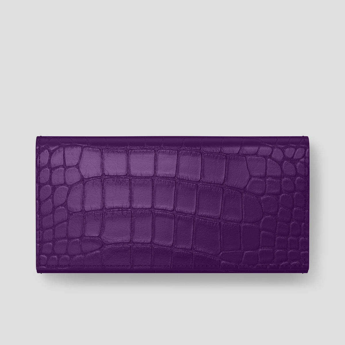 Purple iPhone 15 Pro Max Wallet Alligator -3 | Purple