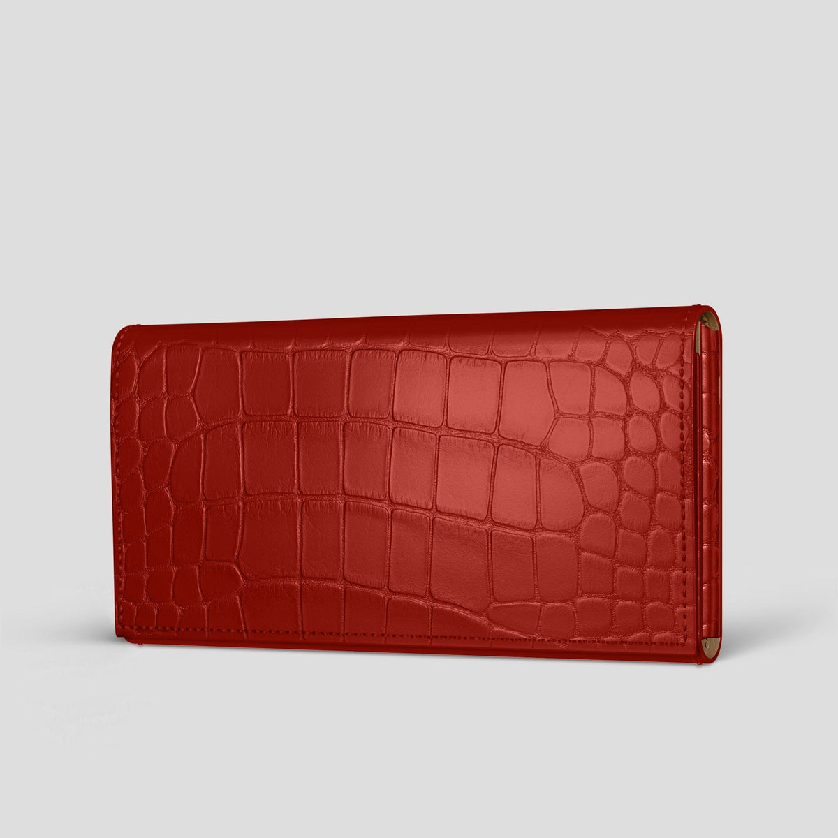 Red iPhone 15 Pro Max Wallet Alligator -1 | Red