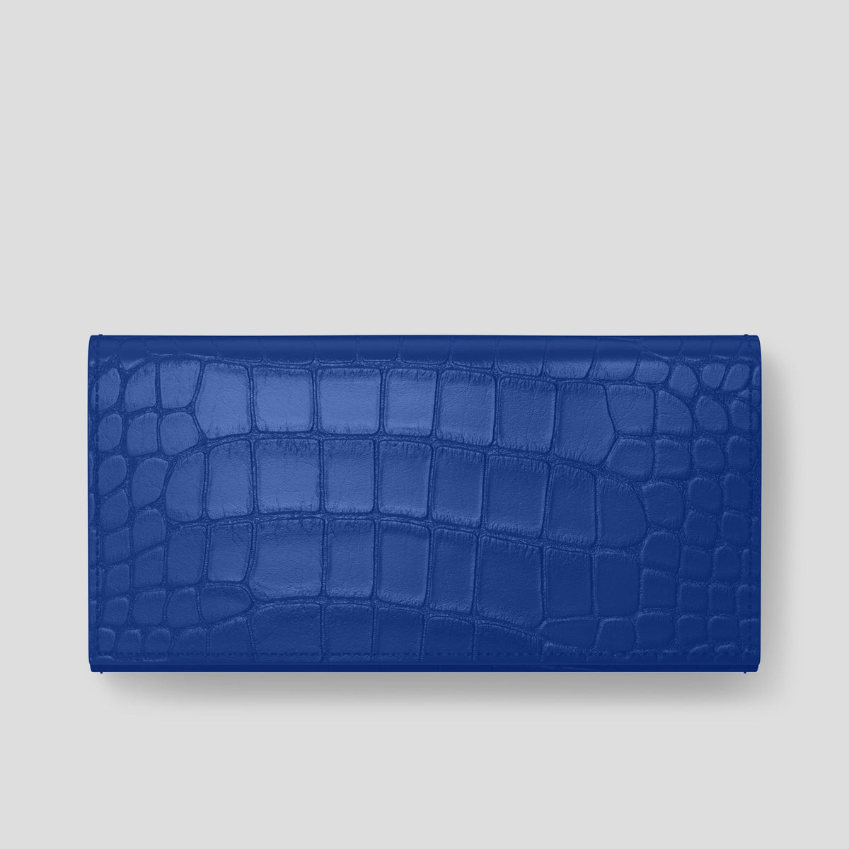 Royal Blue iPhone 15 Pro Max Wallet Alligator -3 | Royal-Blue