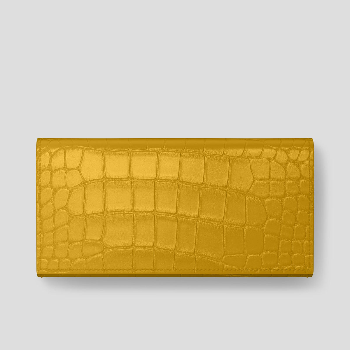 Yellow iPhone 15 Pro Max Wallet Alligator -3 | Yellow