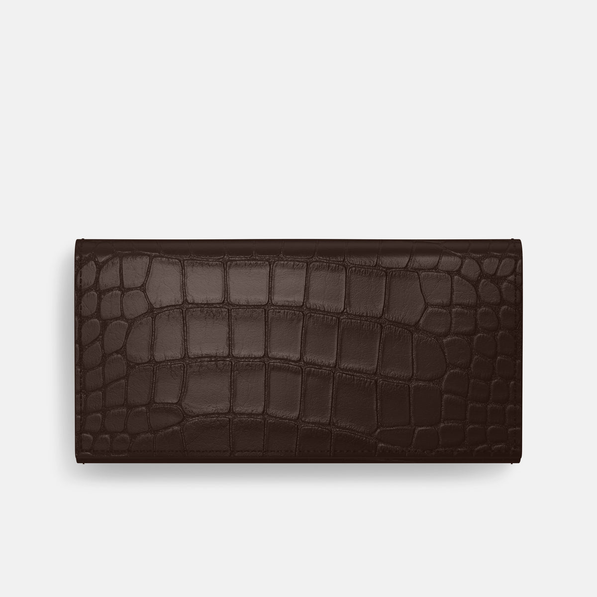 Dark Brown iPhone 16 Pro Wallet Alligator -3 | Dark-Brown