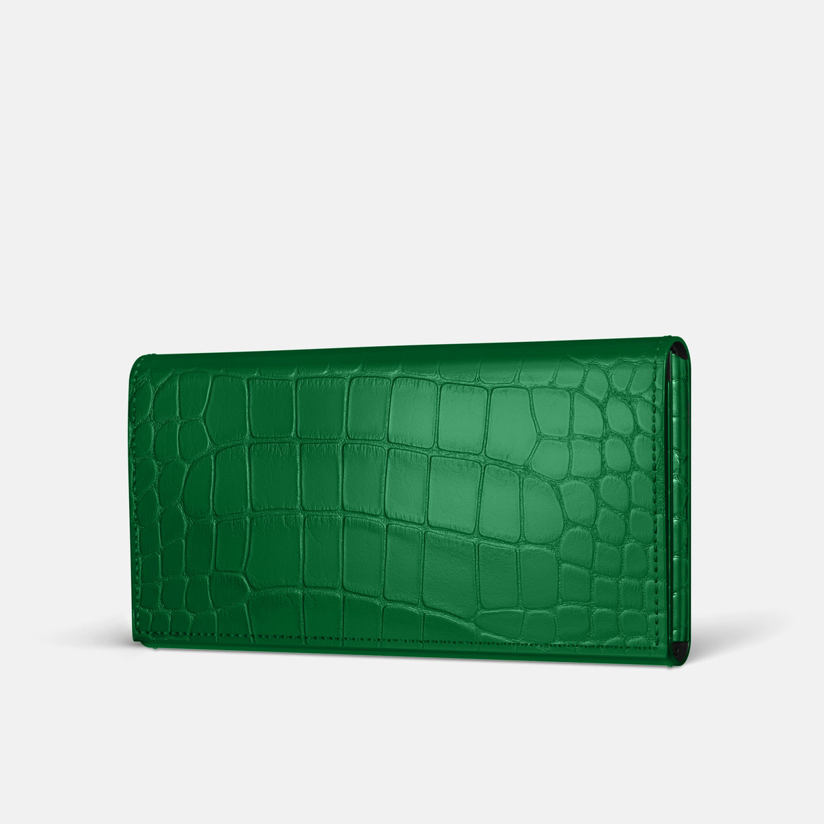 Forest-Green iPhone 15 Pro Wallet Alligator -1 | Forest-Green