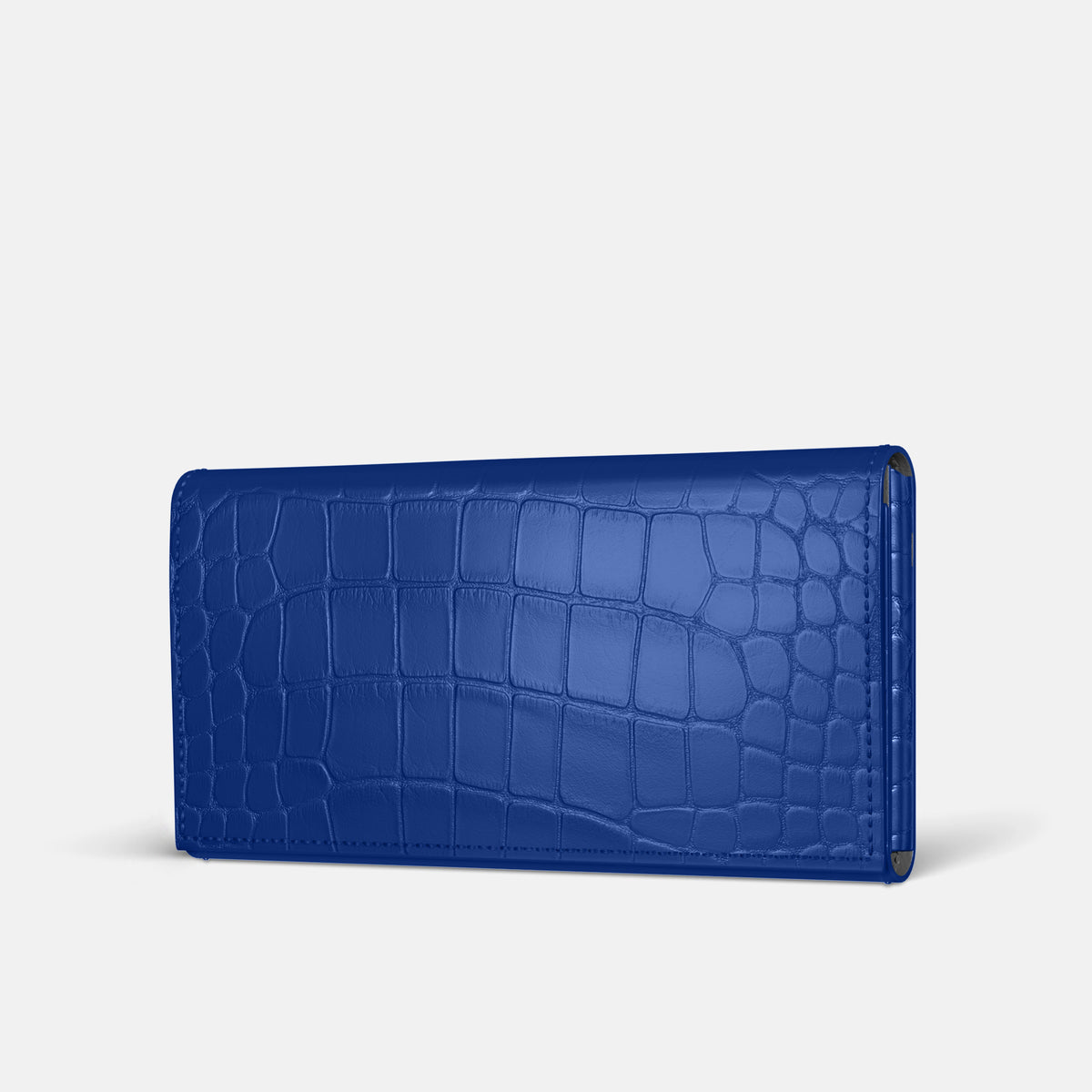 Royal Blue iPhone 16 Pro Wallet Alligator -1 | Royal-Blue