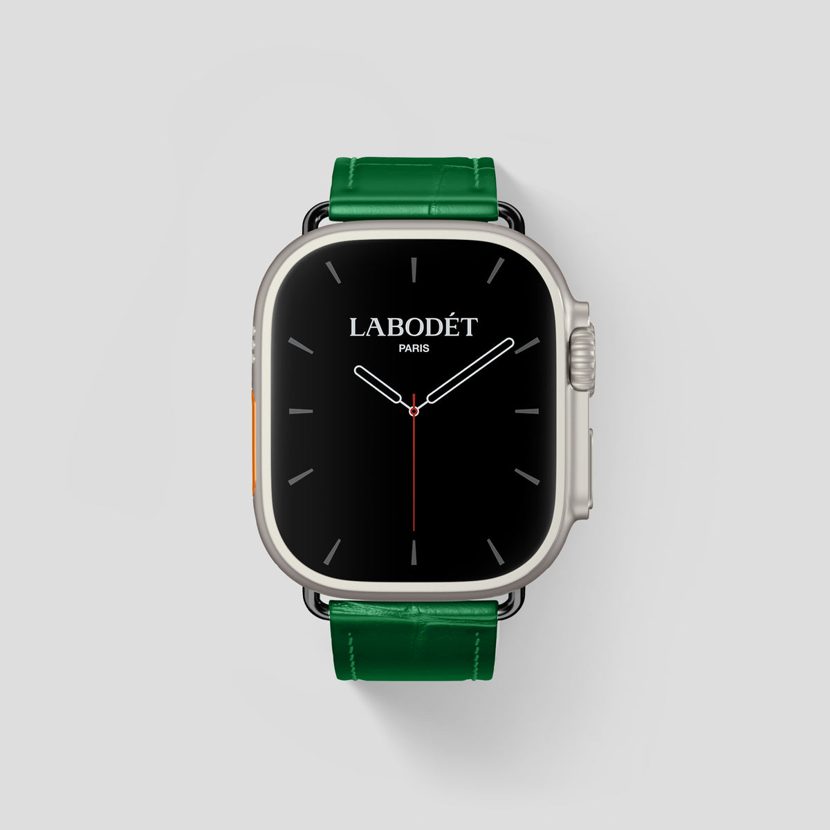 Forest-Green Classic Strap Ultra In Alligator with Black Metal -1 | Forest-Green-Black