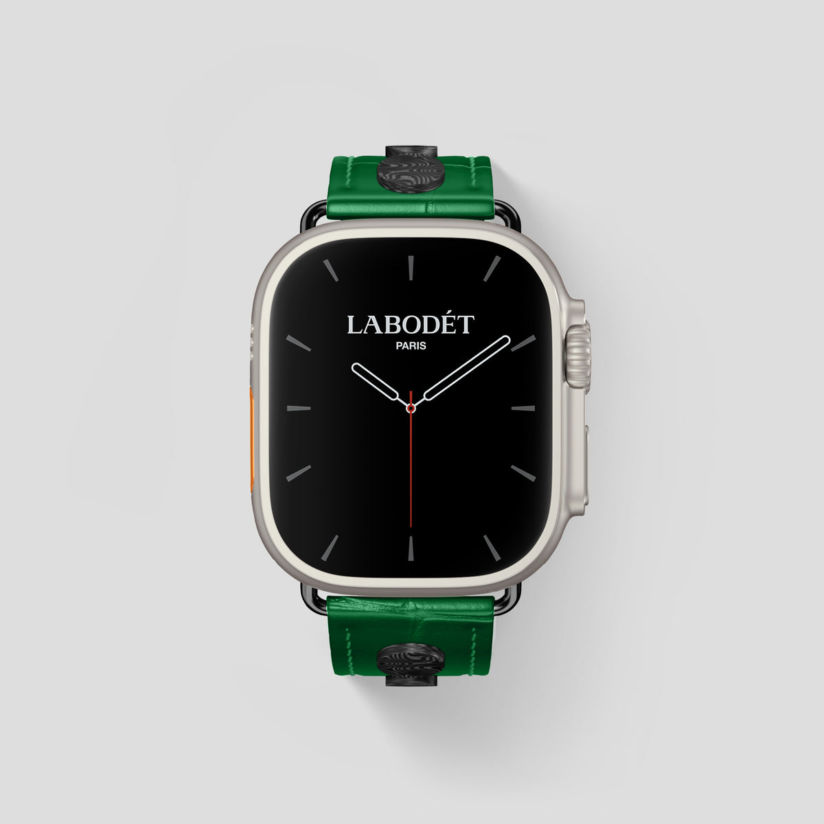 Forest-Green Classic Strap Ultra In Alligator with Black Metal -2 | Forest-Green-Black