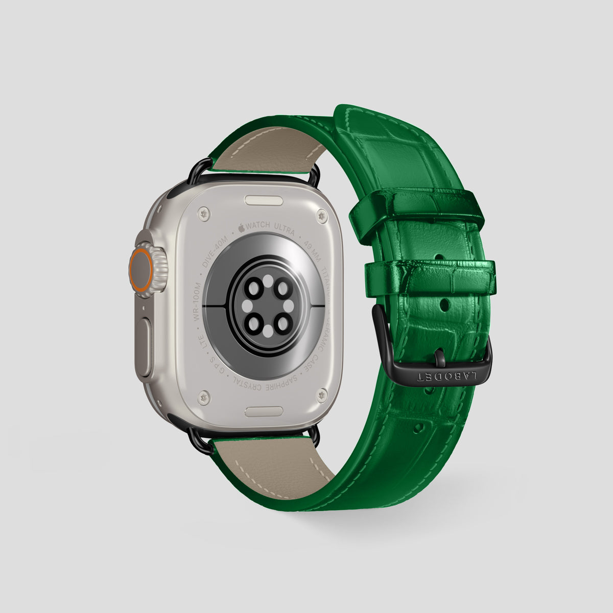 Forest-Green Classic Strap Ultra In Alligator with Black Metal -3 | Forest-Green-Black