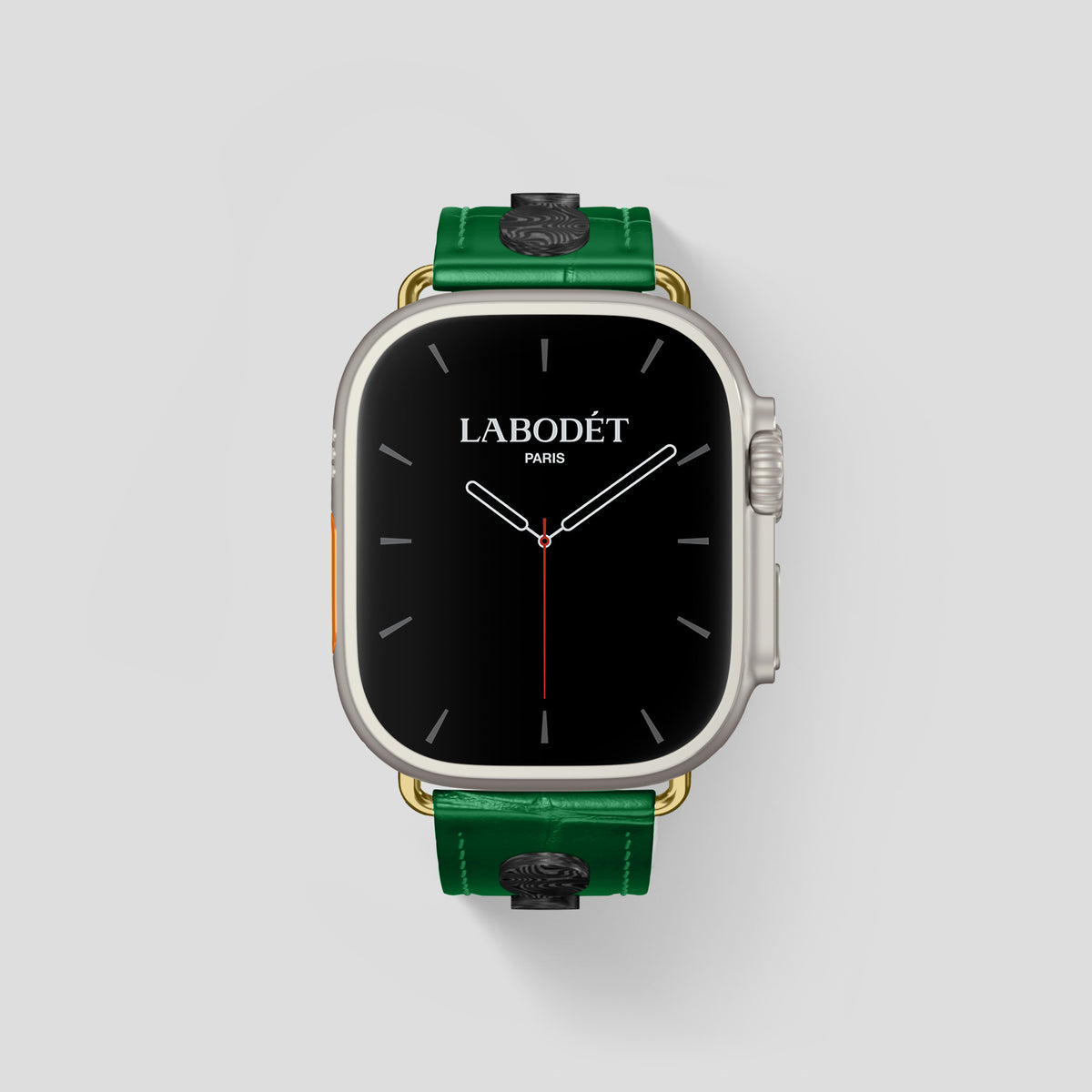 Forest-Green Classic Strap Ultra In Alligator with Gold Metal -2 | Forest-Green-Gold