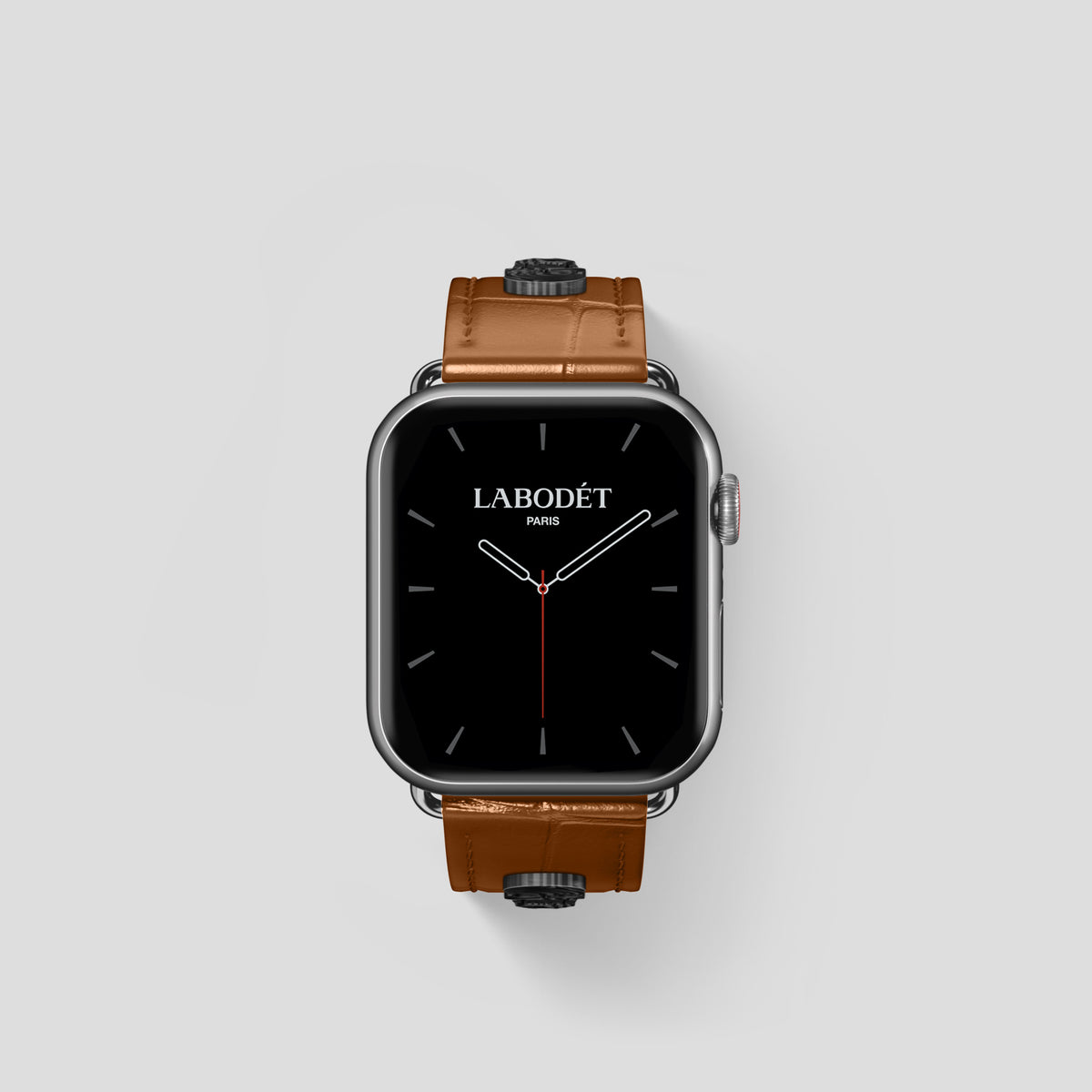 Honey Classic Strap For Apple Watch 42mm In Alligator with Steel Metal -2 | Honey-Steel