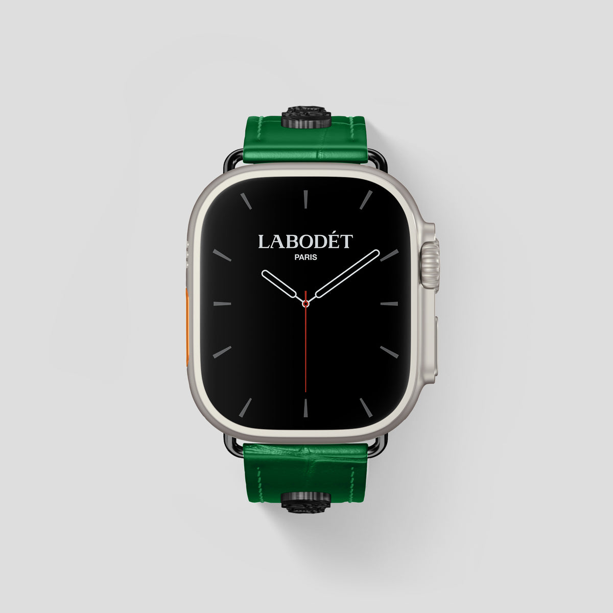Forest-Green Classic Strap Ultra In Alligator with Black Metal -2 | Forest-Green-Black