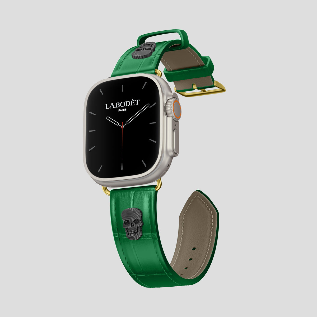 Forest-Green Classic Strap Ultra In Alligator with Gold Metal -1 | Forest-Green-Gold
