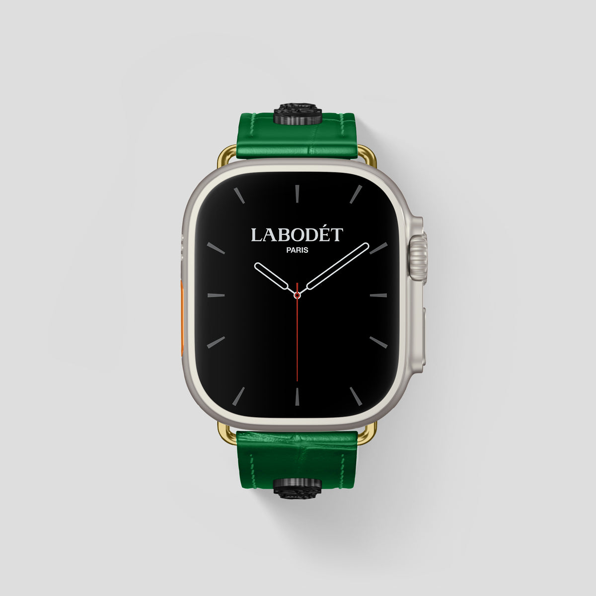 Forest-Green Classic Strap Ultra In Alligator with Gold Metal -2 | Forest-Green-Gold