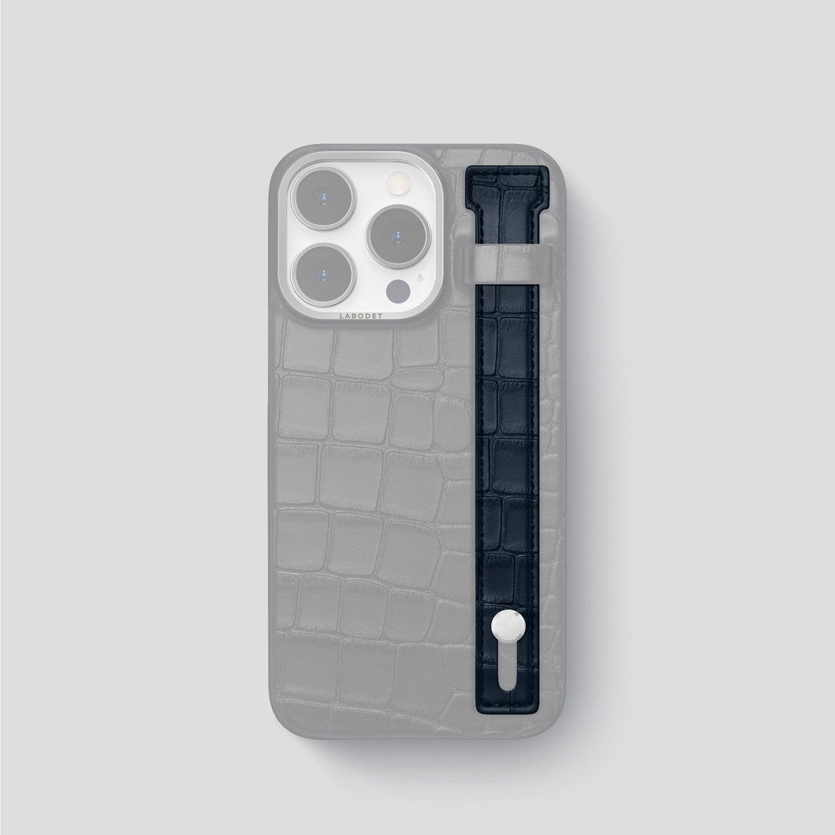 Navy Blue iPhone 14 Additional Strap Alligator -1 | Navy-Blue