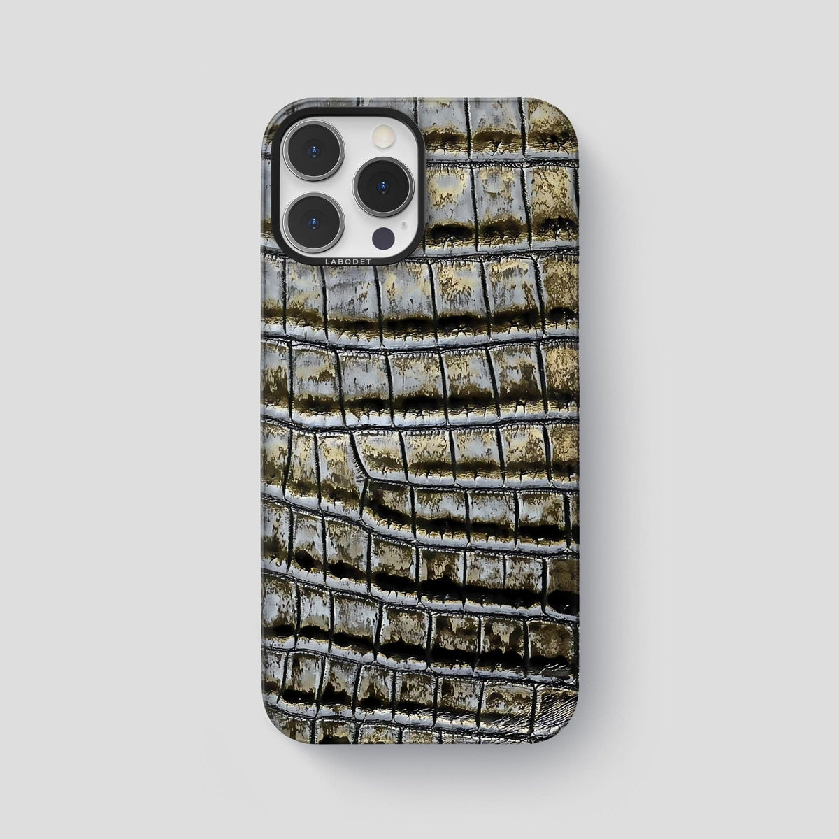 Antique-Bronze iPhone 13 Pro Max Himalaya Classic Case with Black Metal -1 | Antique-Bronze-Black