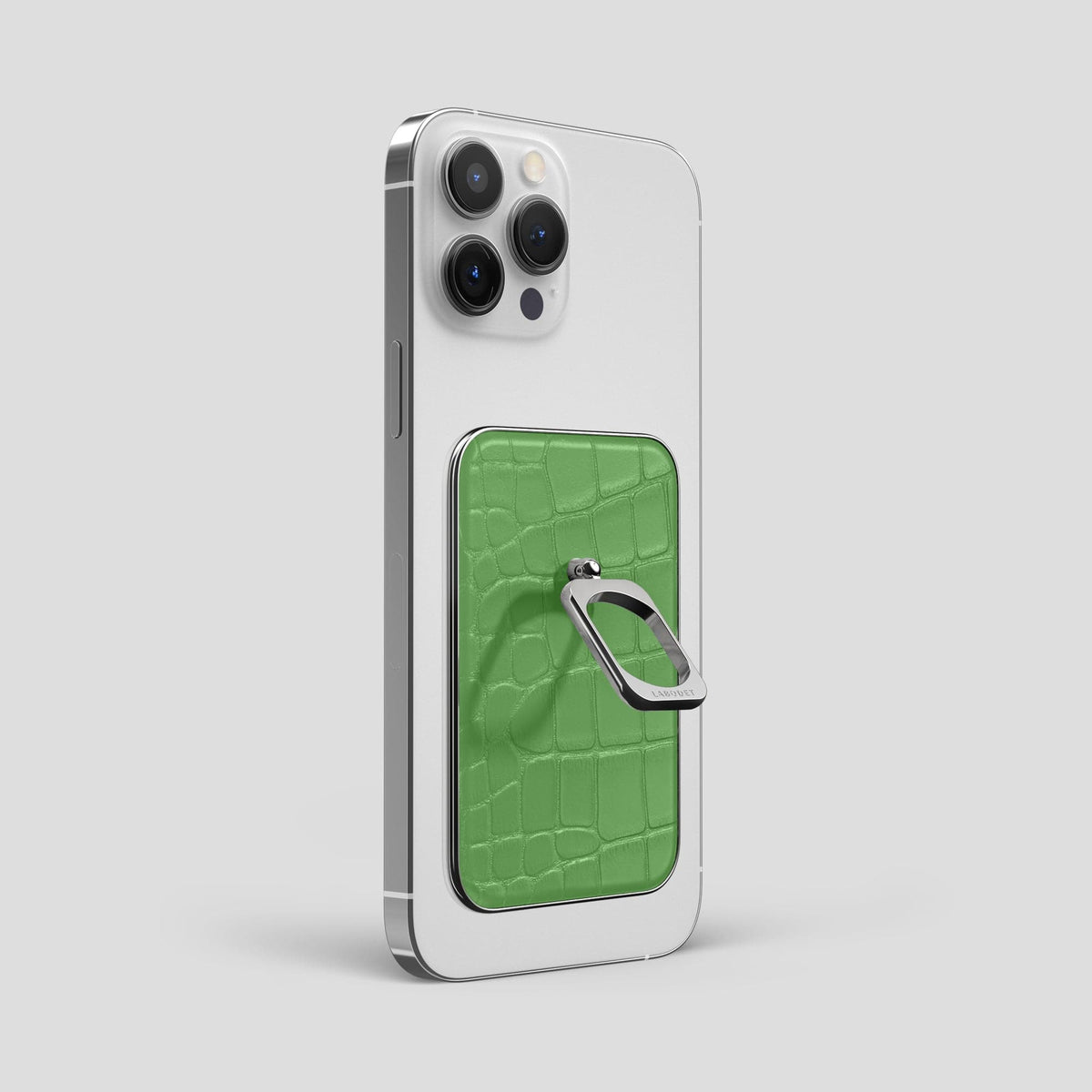 Apple-Green MagSafe Ring iPhone 13 Pro Max Alligator with Steel Metal -2 | Apple-Green-Steel