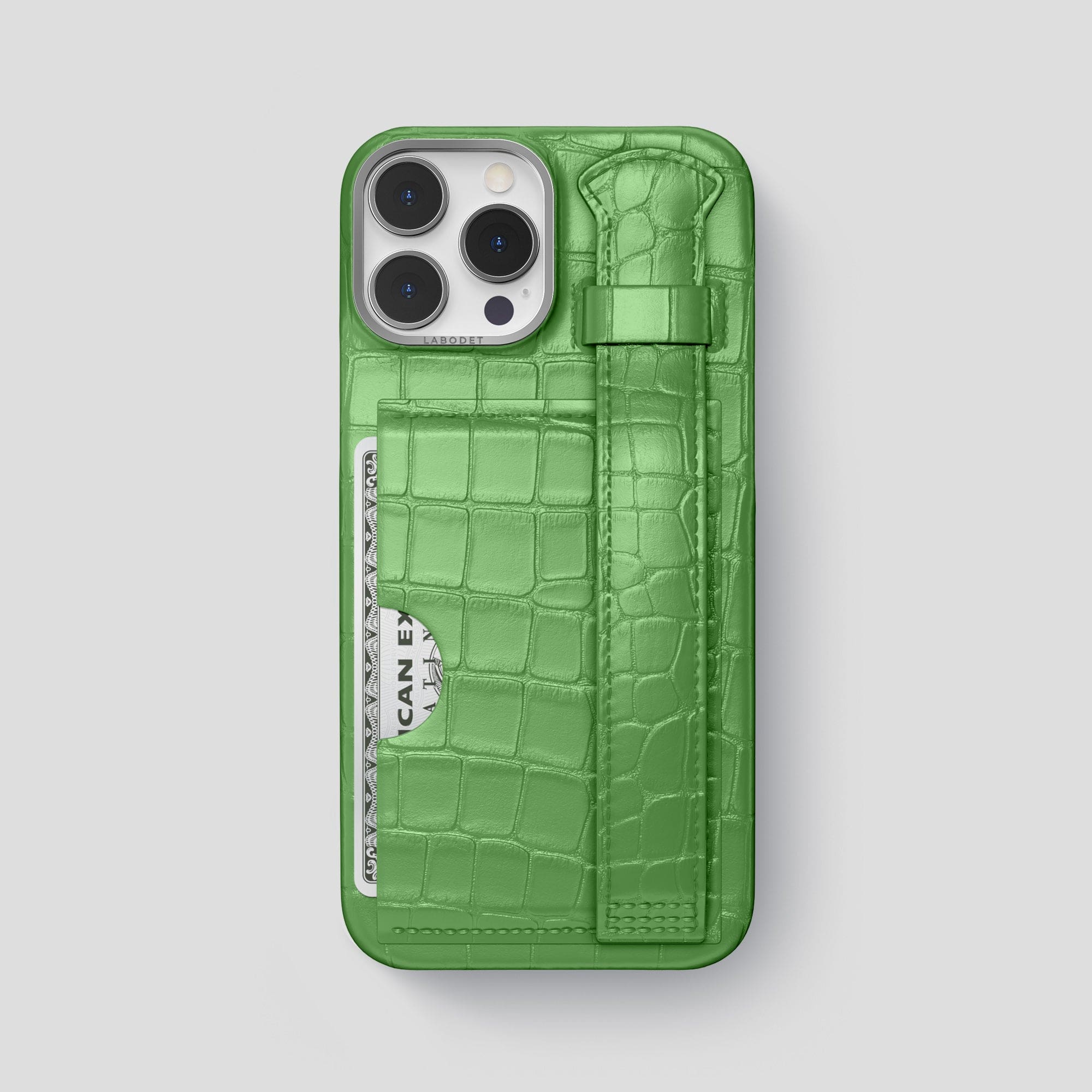 Cardholder Strap Case For iPhone 13 Pro Max In Alligator – Labodet