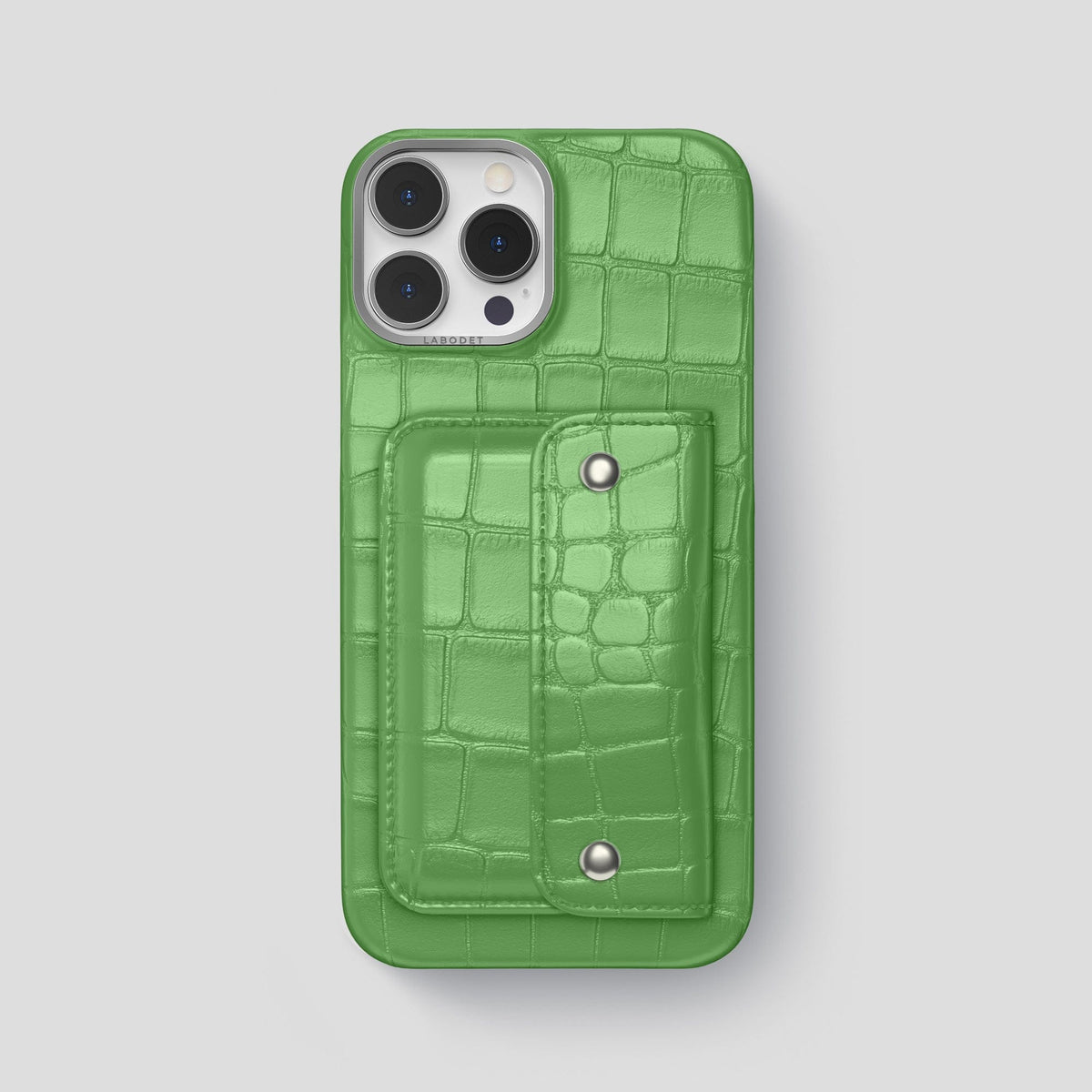 Apple-Green iPhone 13 Pro Max Envelope Alligator -1 | Apple-Green