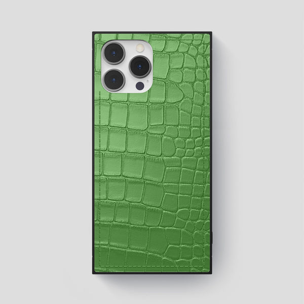 iPhone 13 Pro Max Square Case Alligator