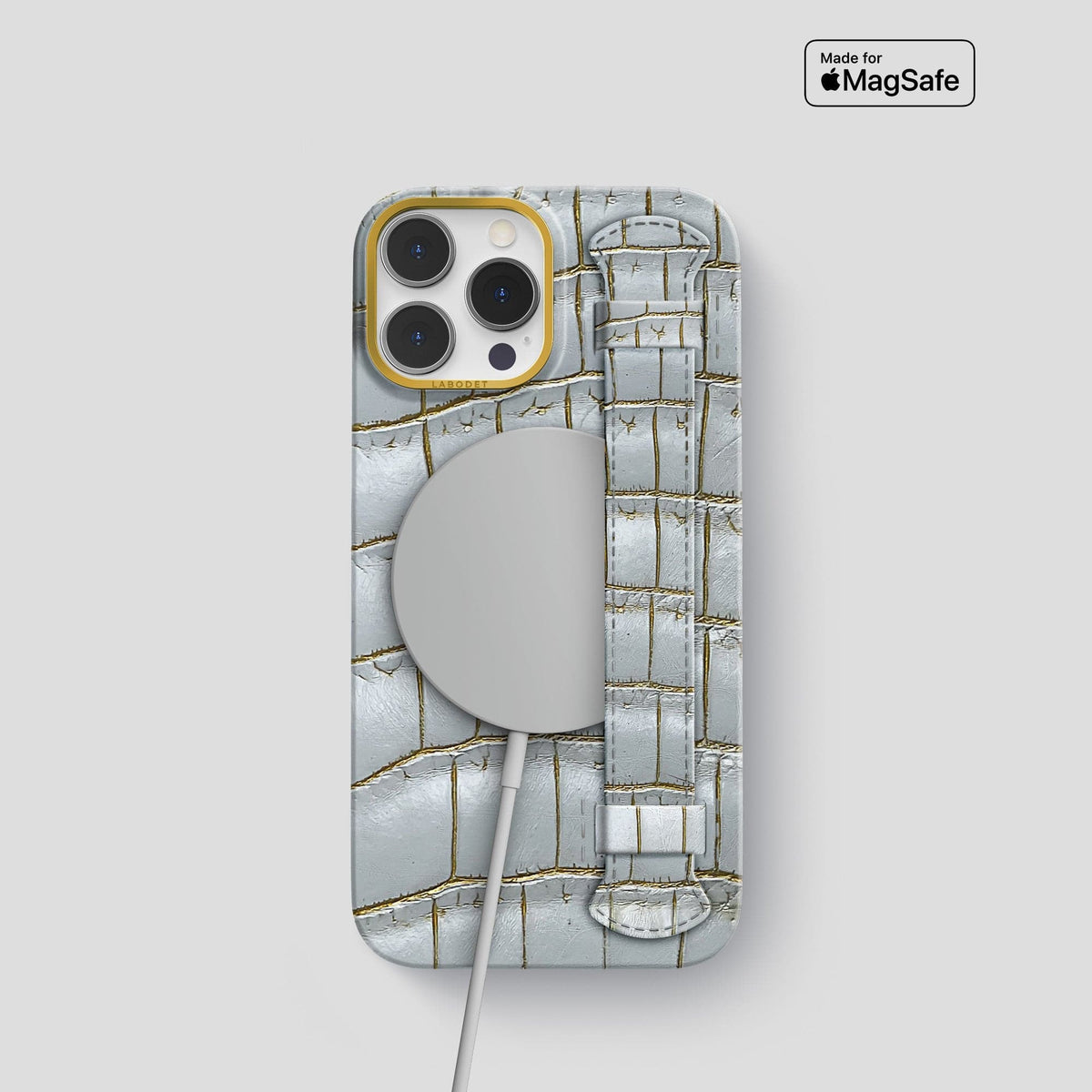 Arctic iPhone 13 Pro Himalaya Strap Case with Gold Metal -5 | Arctic-Gold
