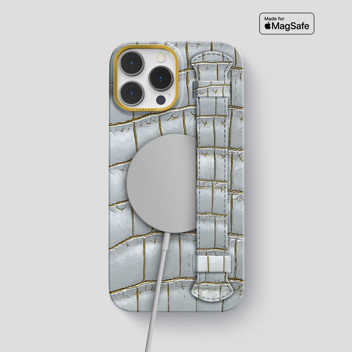 Arctic iPhone 13 Pro Max Himalaya Strap Case with Gold Metal -5 | Arctic-Gold