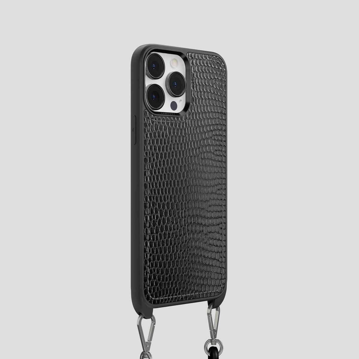 Black Crossbody Sport iPhone 13 Pro Lizard -2 | Black