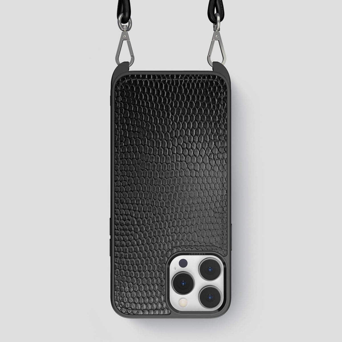 Black Crossbody Sport iPhone 13 Pro Max Lizard -1 | Black