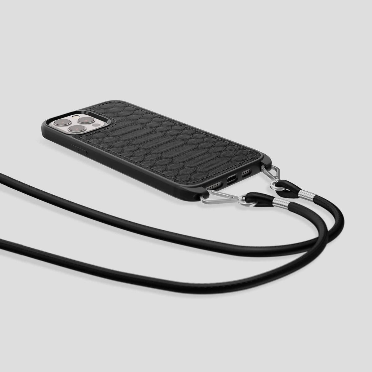 Black Crossbody Sport iPhone 13 Pro Python -6 | Black