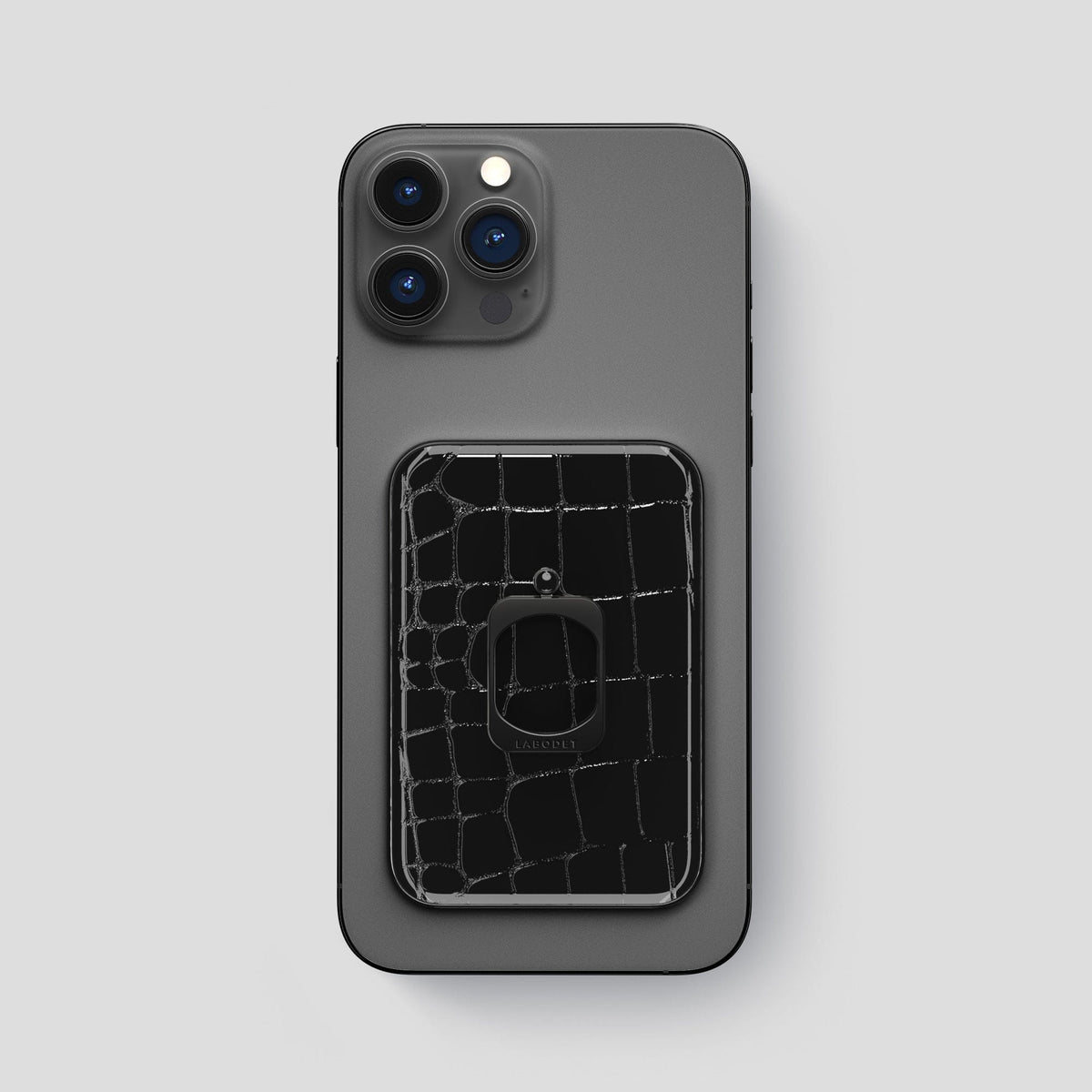 Black MagSafe Ring iPhone 13 Pro Max with Black Metal -2 | Black-Black