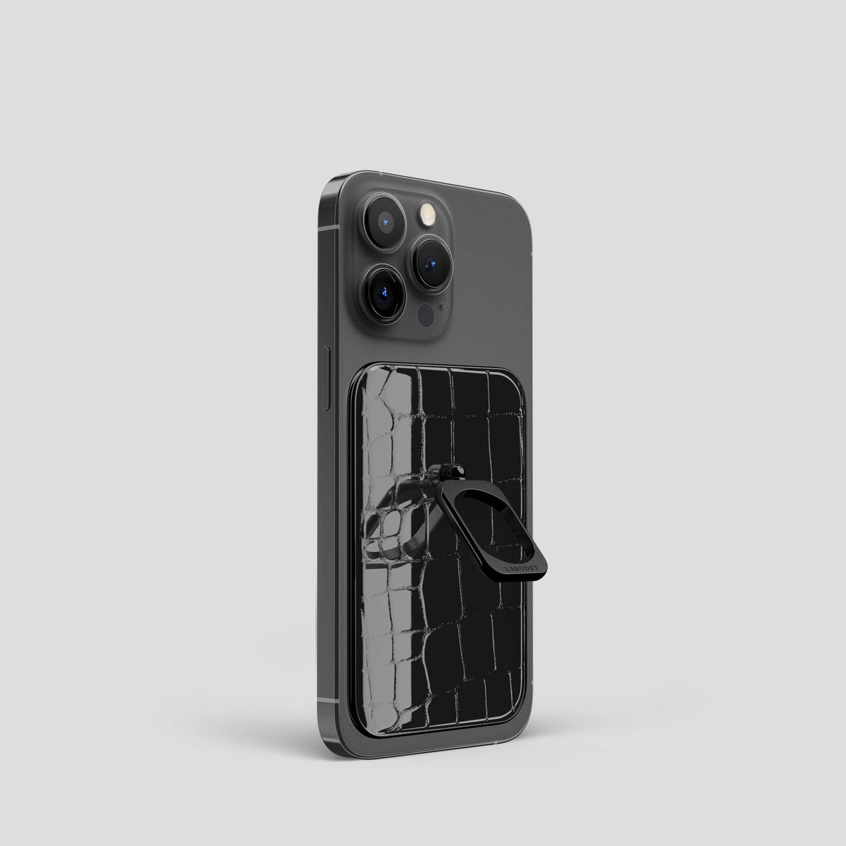 Black MagSafe Ring iPhone 13 Pro with Black Metal -1 | Black-Black