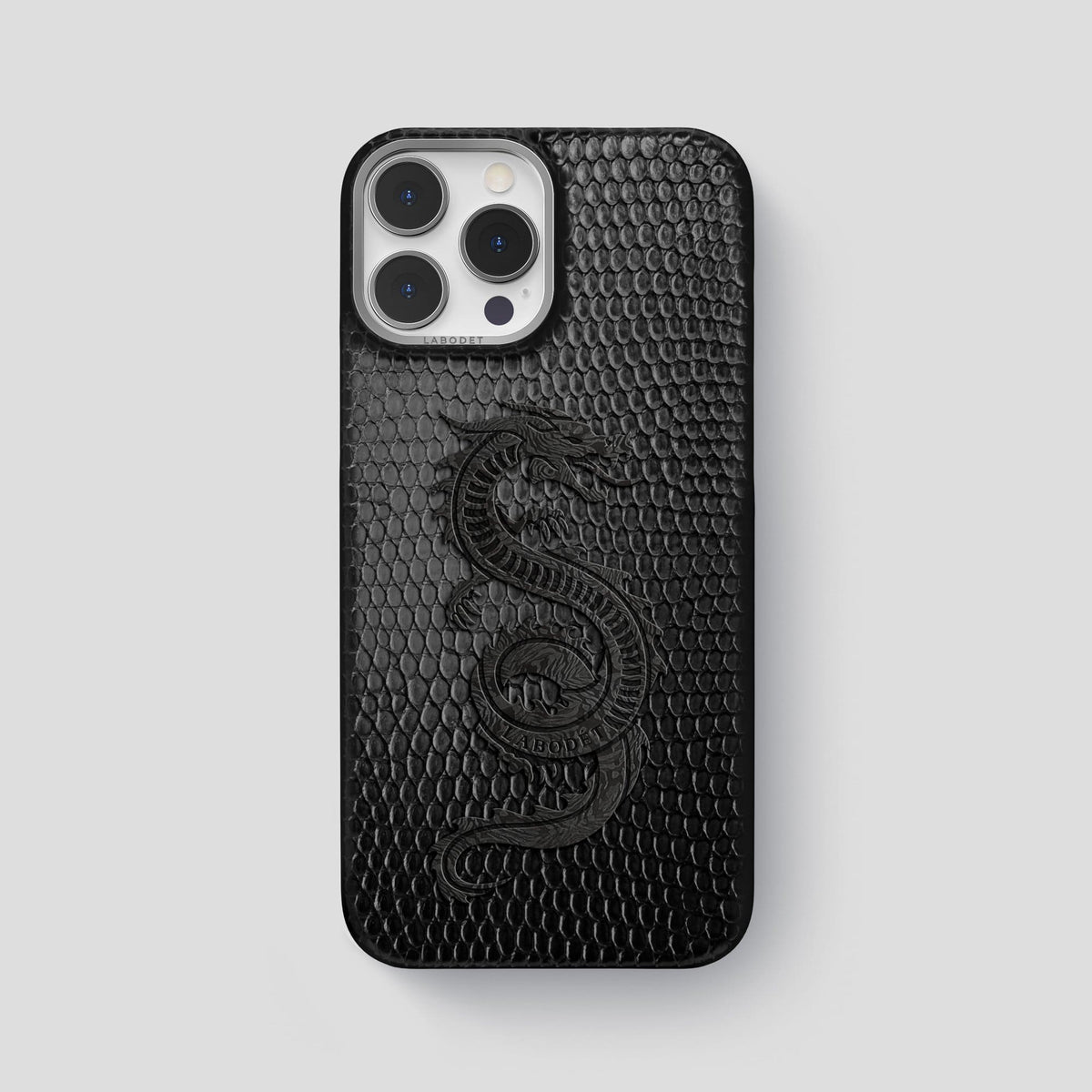 Black iPhone 13 Pro Max Classic Case with Steel Metal -1 | Black-Steel