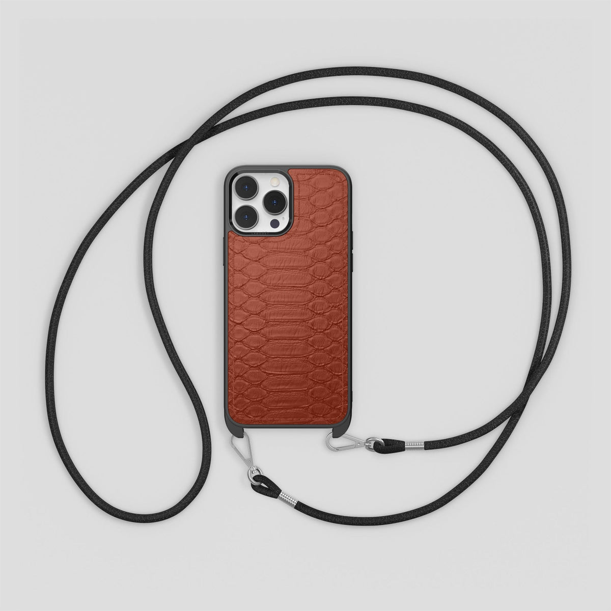 Brown Crossbody Sport iPhone 13 Pro Python -1 | Brown