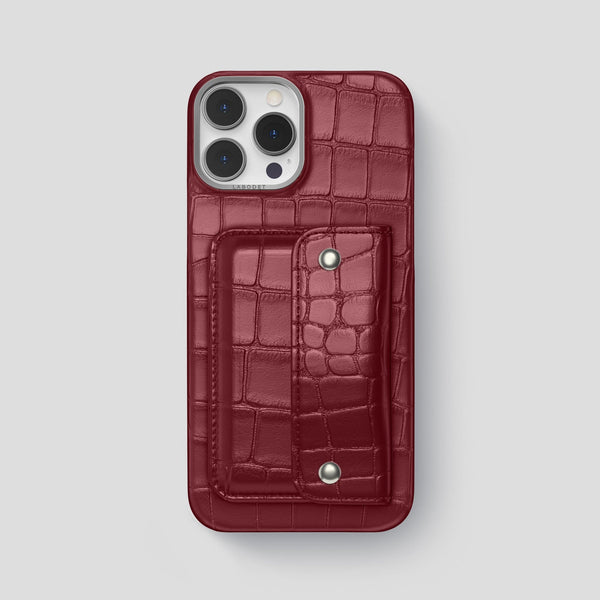 Envelope Case For iPhone 13 Pro Max In Alligator