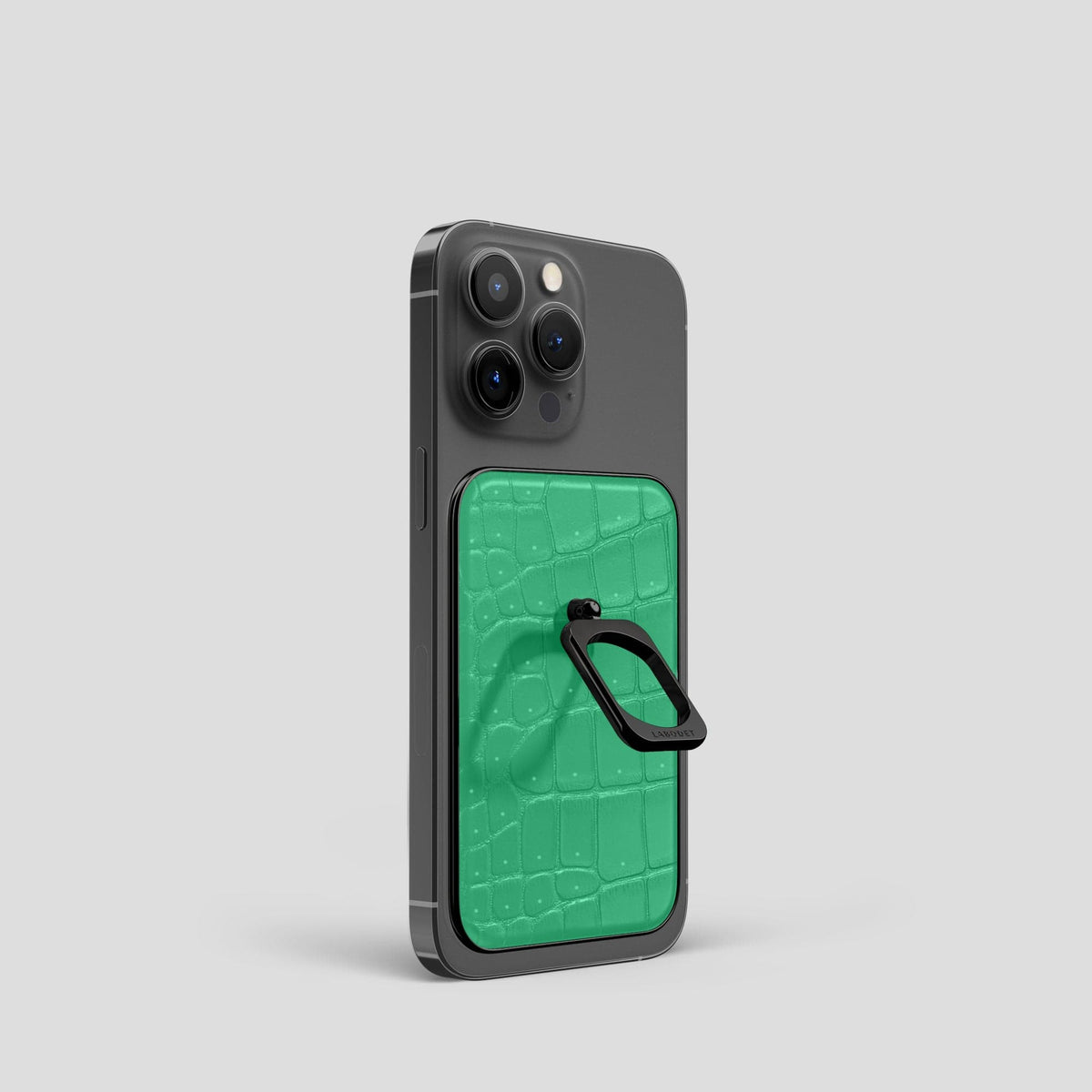 Cactus-Green MagSafe Ring iPhone 13 Pro with Black Metal -1 | Cactus-Green-Black