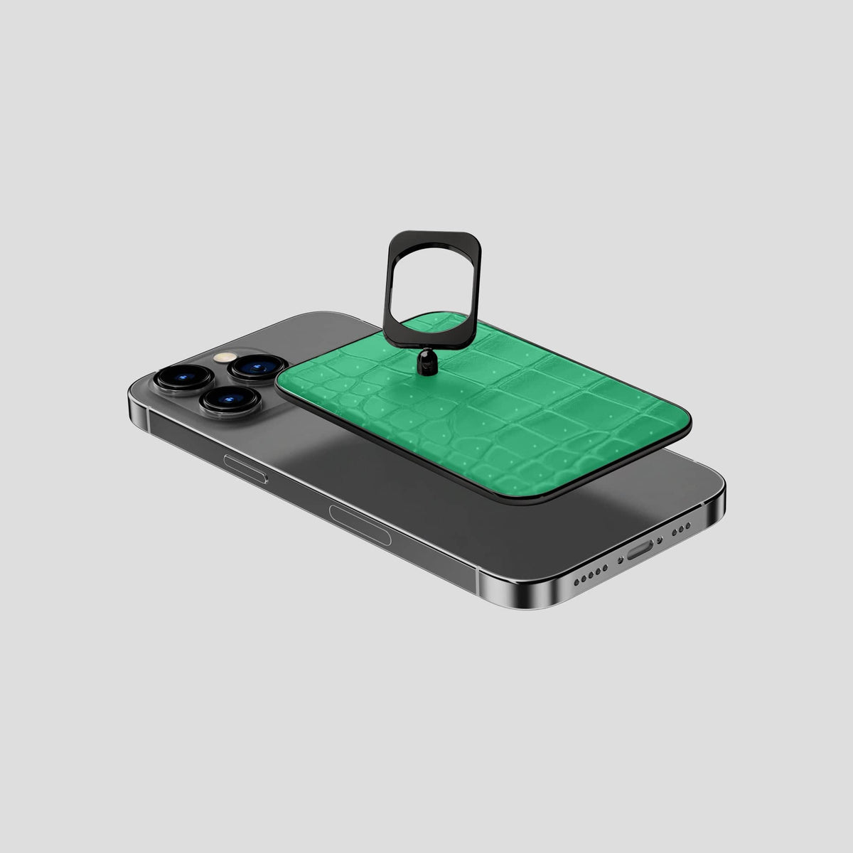 Cactus-Green MagSafe Ring iPhone 13 Pro with Black Metal -4 | Cactus-Green-Black