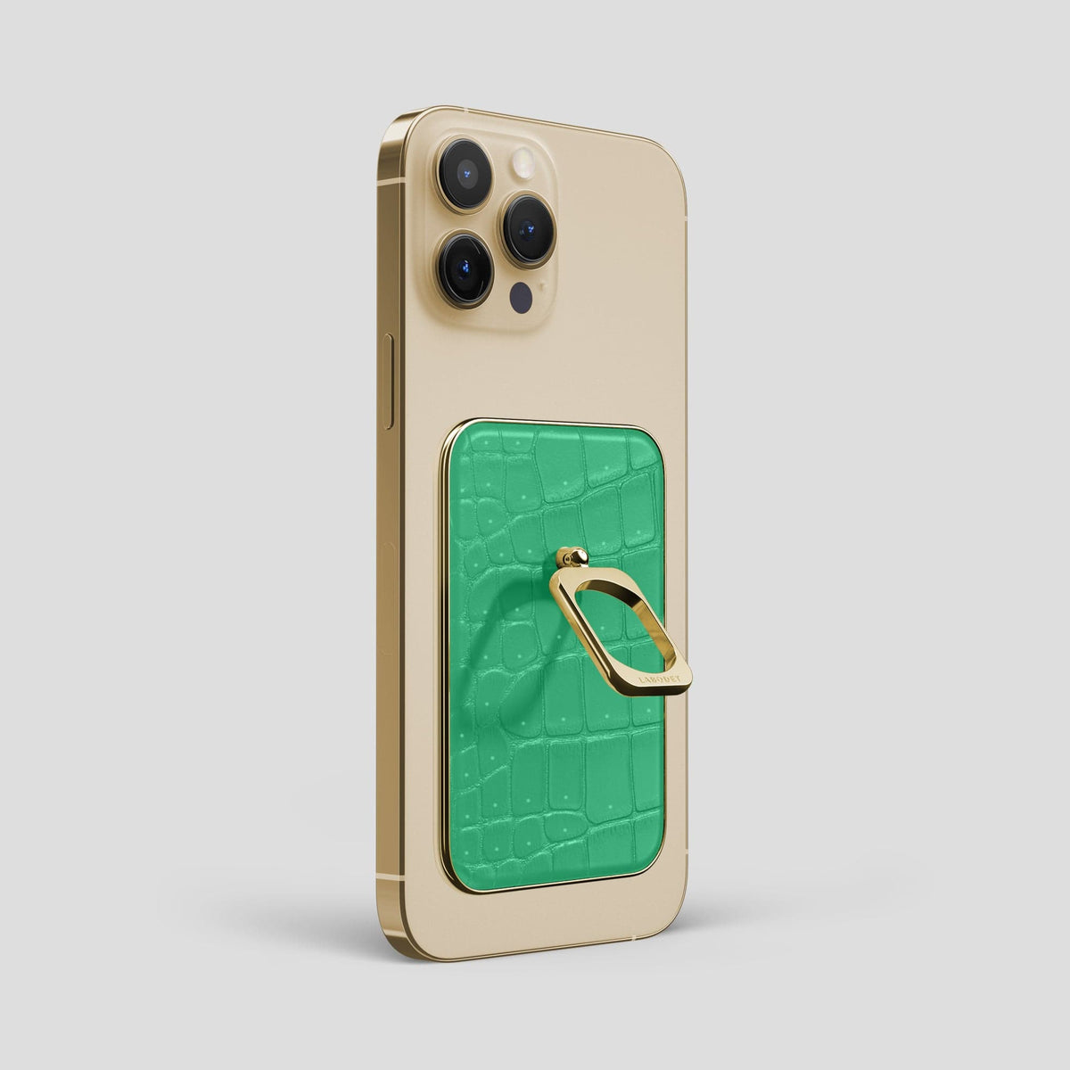 Cactus-Green MagSafe Ring iPhone 13 Pro Max with Gold Metal -1 | Cactus-Green-Gold