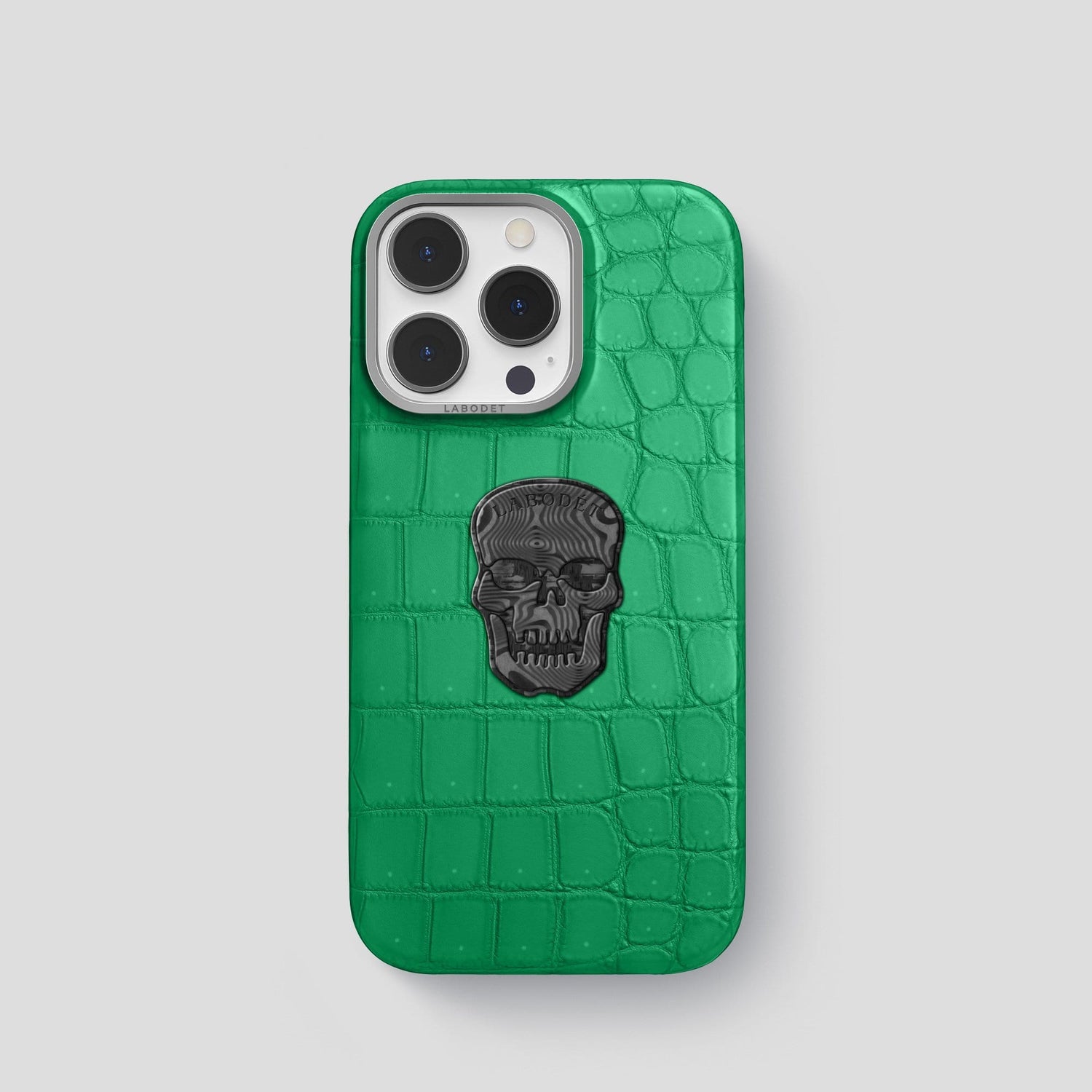 Cactus Green iPhone 13 Pro Classic Case with Steel Metal -1 | Cactus-Green-Steel