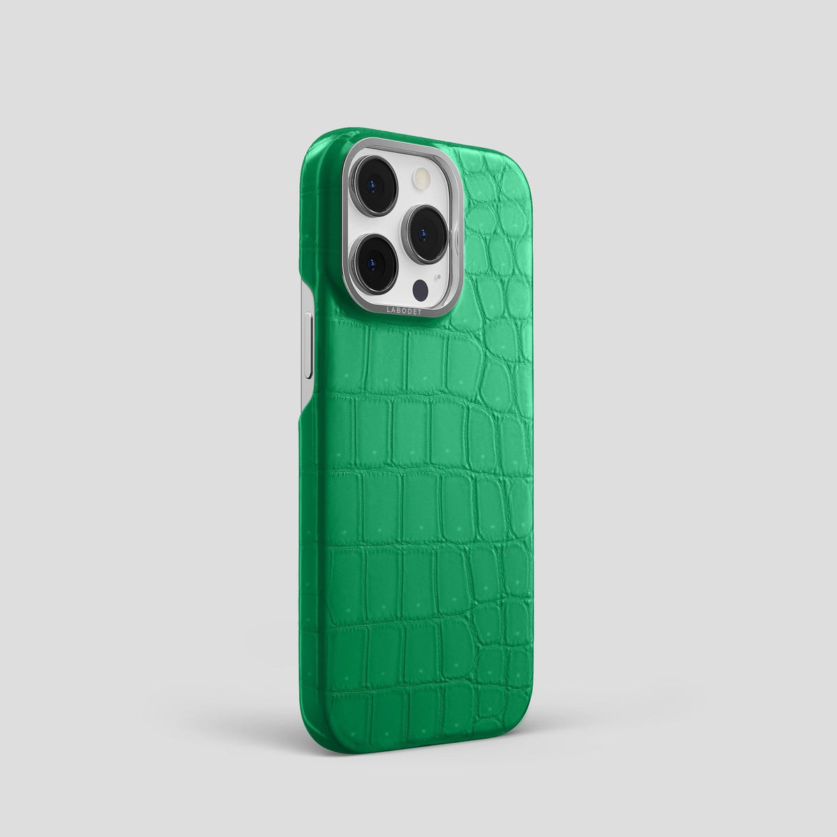 Cactus Green iPhone 13 Pro Classic Case with Steel Metal -2 | Cactus-Green-Steel