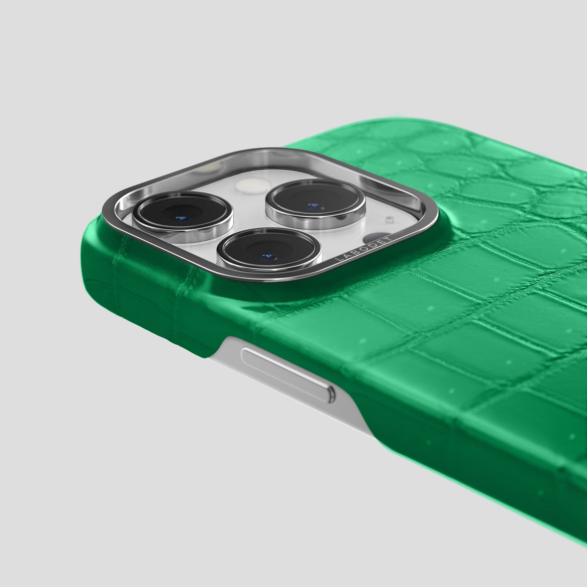 Cactus Green iPhone 13 Pro Classic Case with Steel Metal -6 | Cactus-Green-Steel