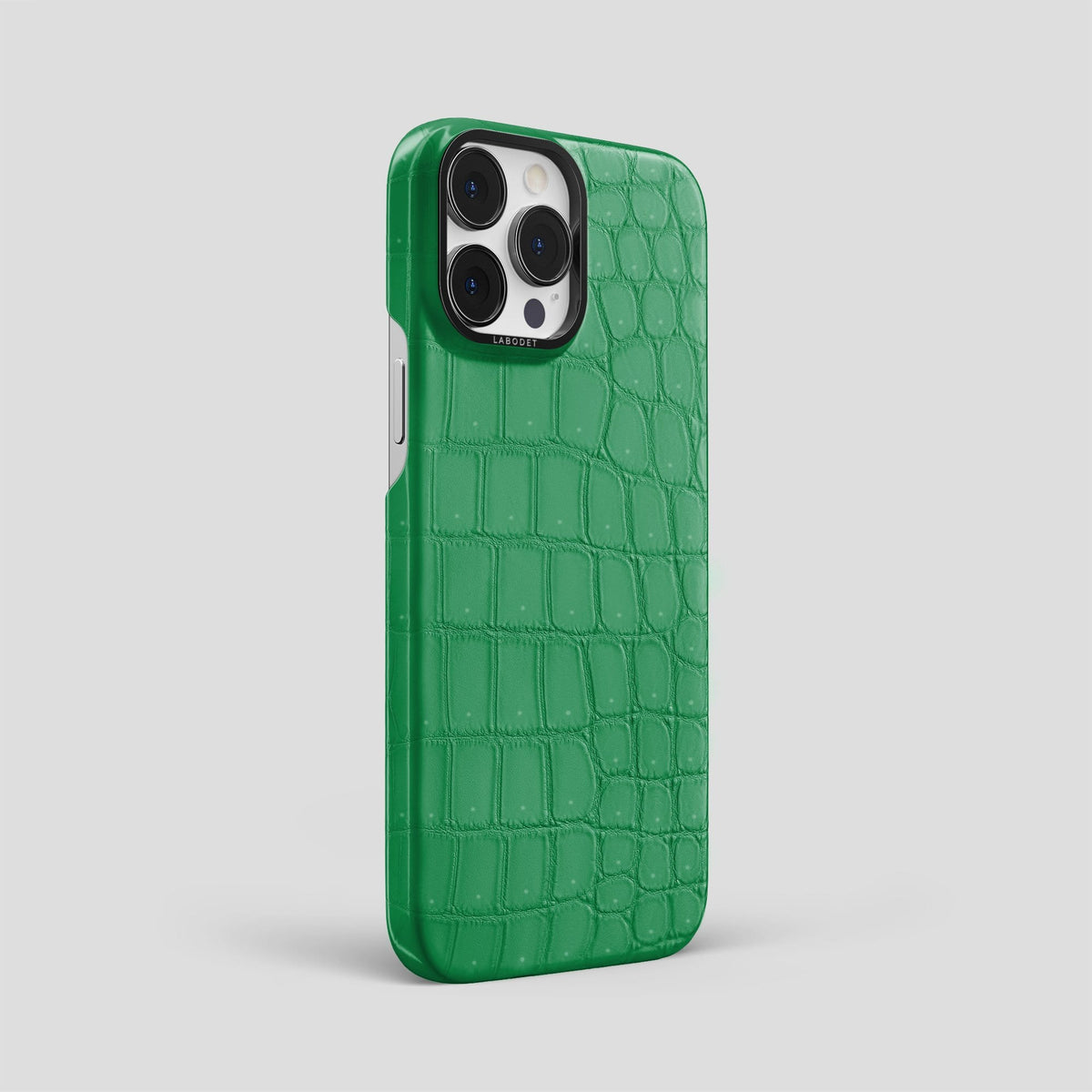 Cactus Green iPhone 13 Pro Max Classic Case with Black Metal -2 | Cactus-Green-Black