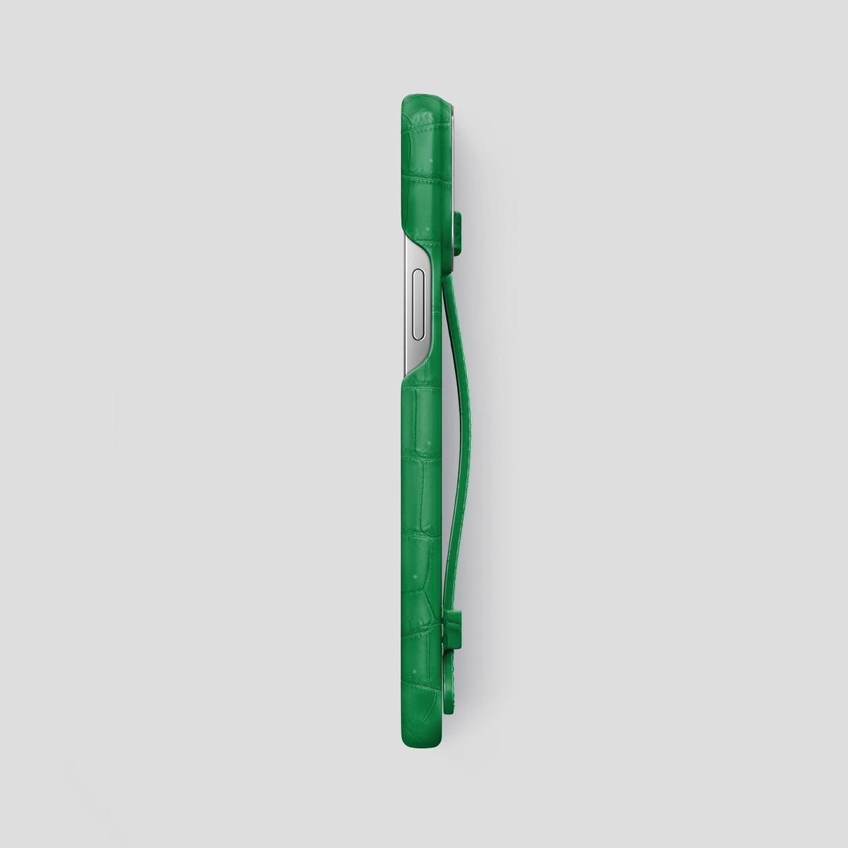 Cactus Green iPhone 13 Pro Max Strap Case with Steel Metal -3 | Cactus-Green-Steel