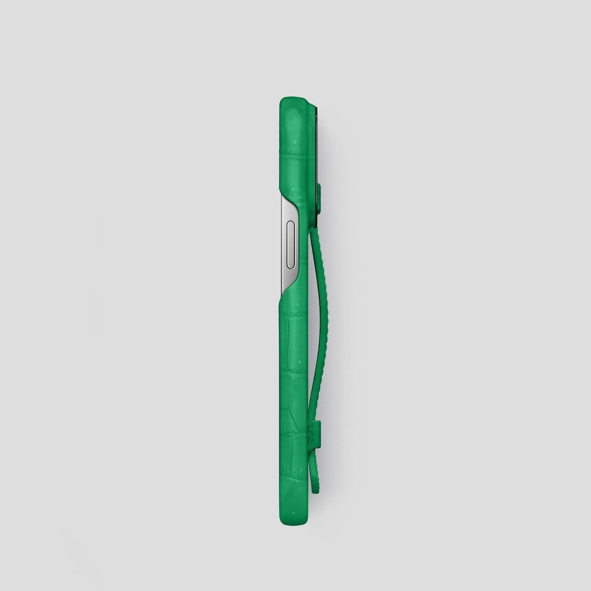 Cactus Green iPhone 13 Pro Strap Case with Black Metal -3 | Cactus-Green-Black