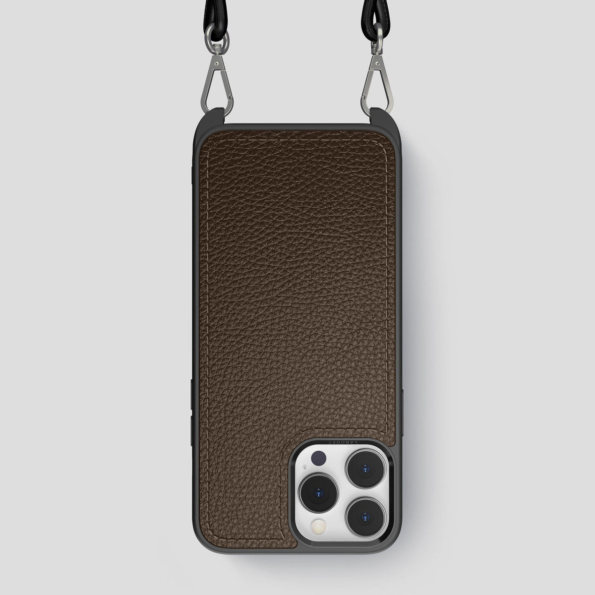 Dark-Brown Crossbody Sport iPhone 13 Pro Max Calf -1 | Dark-Brown