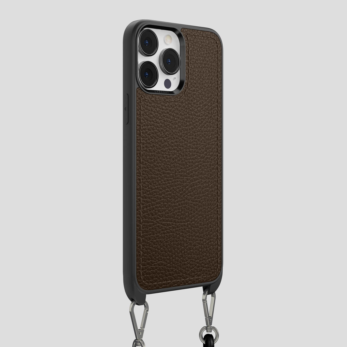 Dark-Brown Crossbody Sport iPhone 13 Pro Max Calf -2 | Dark-Brown