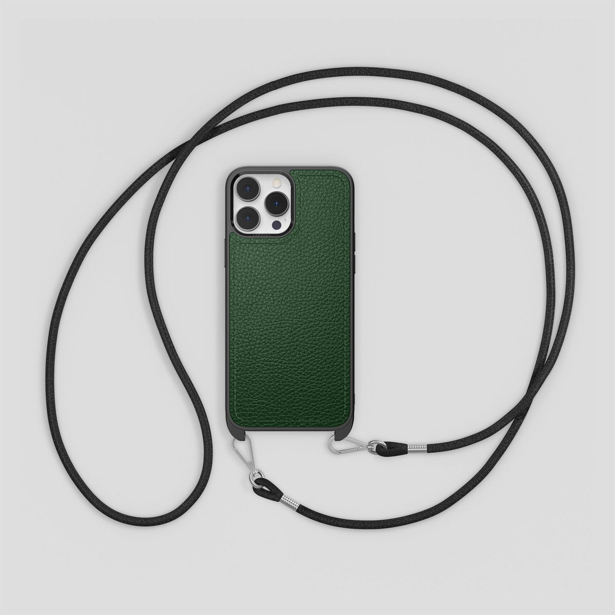 Dark-Green Crossbody Sport iPhone 13 Pro Max Calf -1 | Dark-Green