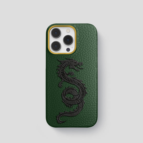 Classic Case with Carbon Dragon For iPhone 13 Pro In Calf
