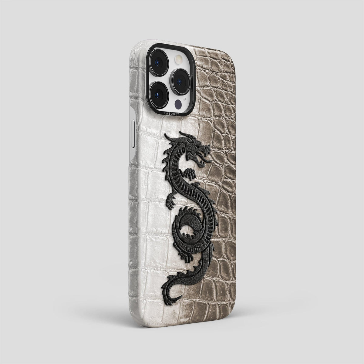 Dark iPhone 13 Pro Max Himalaya Classic Case with Black Metal -2 | Dark-Black